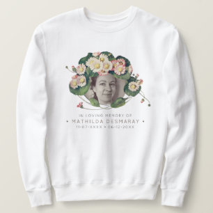 Sweatshirt Mémorial personnalisable Art nouveau Daisies Lumiè