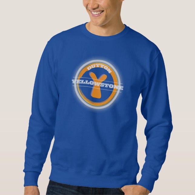 Sweatshirt Men Fashion Yellowstone, ranch dutton en pierre ja (Devant)
