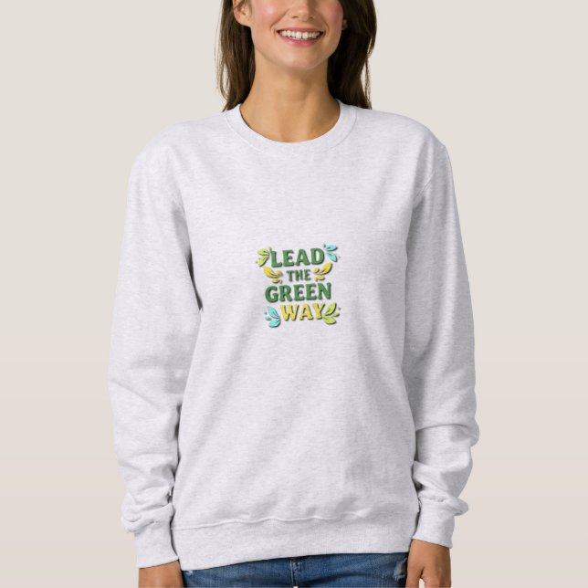 Sweatshirt Menez la voie verte (Devant)