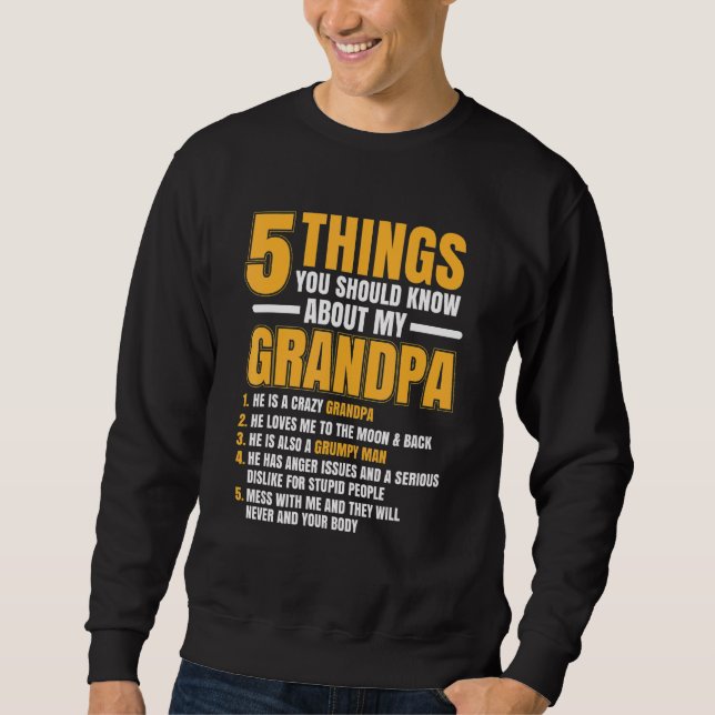 Sweatshirt Mens 5 Que Vous Devriez Savoir À Propos De Grand-P (Devant)