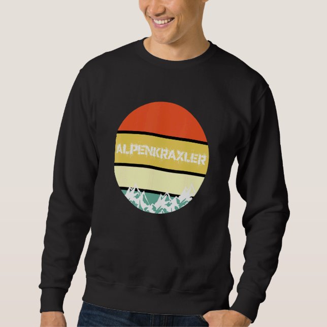 Sweatshirt Mens Alpenkraxler Outdoor Escalade Mountain (Devant)