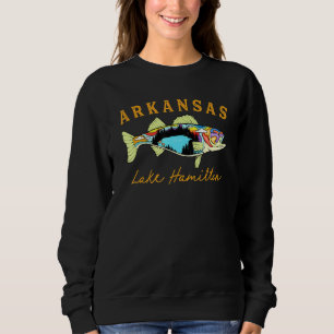 Sweatshirt Mens Arkansas Walleye Fishing Hamilton Lake Walley