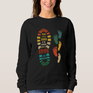 Sweatshirt Mens Bompa Bompa Chaussure Avec Petites Empreintes