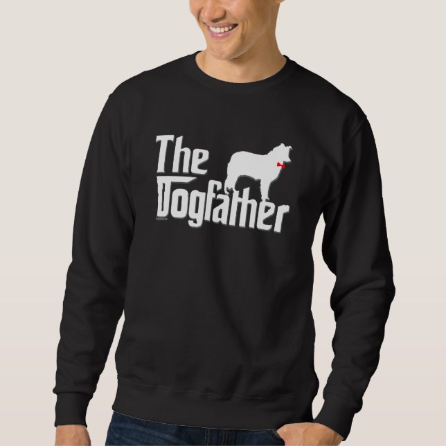 Sweatshirt Mens Border Collie   Border Collie dad (Devant)
