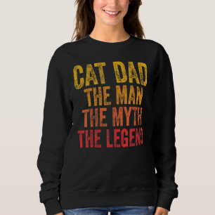 Sweatshirt Mens Chat Papa L'Homme Le Mythe La Légende Pères D