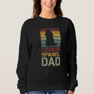 Sweatshirt Mens Cocker Espagnol Papa Chien Chien Vintage Chie