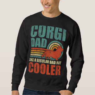 Sweatshirt Mens Corgi Papa Comme Un Père Régulier Mais Glaciè