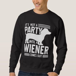 Sweatshirt Mens Dachshund Weiner Dog Drôle Drôle cadeau