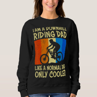Sweatshirt Mens Downhill Papa Mountain Bike Père