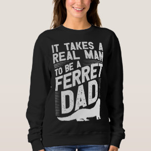 Sweatshirt Mens Ferret Papa Merch Hommes Top Pour Ferret