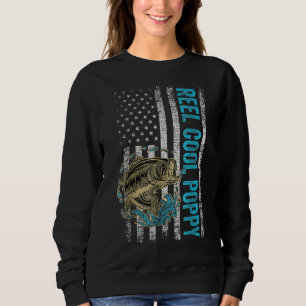 Sweatshirt Mens Fête des pères Reel Cool Poppy Fish American 