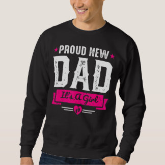 Sweatshirt Mens Fier Nouveau Papa C'est une fille