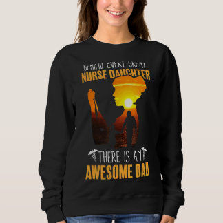 Sweatshirt Mens Fier Papa D'Une Infirmière Pour Père Papa Fil