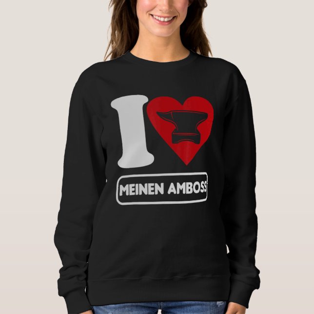 Sweatshirt Mens Forge Forge Art Blacksmith Anvil Forge H (Devant)