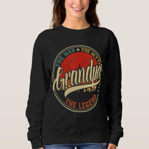 Sweatshirt Mens Grand-père L'homme Le Mythe La Légende Le Pèr
