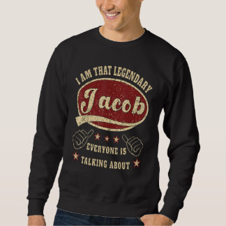 Sweatshirt Mens Jacob Je Suis Ce Jacob Légendaire