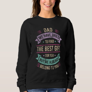 Sweatshirt Mens J'Ai Deux Titres Papa Et Grand-Père Et Je Roc