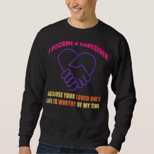 Sweatshirt Mens Je Suis Devenu Un Assistant De Soins Infirmiè