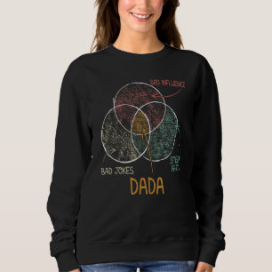 Sweatshirt Mens L'Homme Le Mythe Dada Mélange De Mauvaises Bl