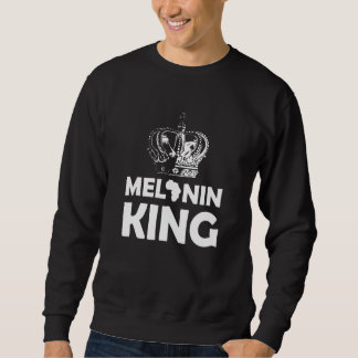 Sweatshirt Mens Melanin King Vêtements Africains Américains H