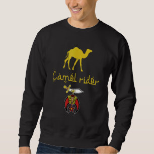 Sweatshirt Mens Mens Camel Rider Shriner Masons Emblem Masoni