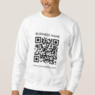 Sweatshirt Mens Modern Elegant Modèle QR Code code à barres