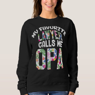 Sweatshirt Mens Mon Avocat Préféré M'Appelle Père Fière Opa