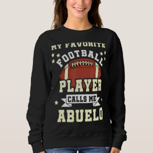 Sweatshirt Mens Mon Joueur De Football Préféré M'Appelle Abue