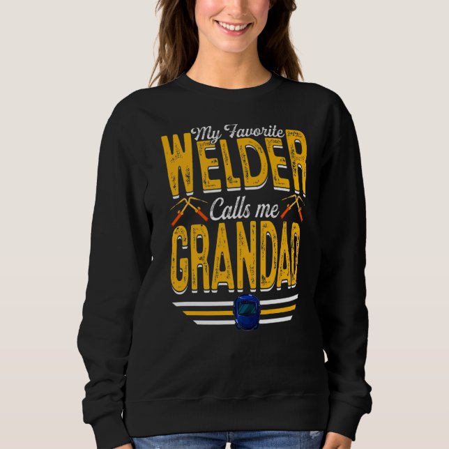 Sweatshirt Mens Mon Soudeur Favorite M'Appelle Grand Soudage  (Devant)