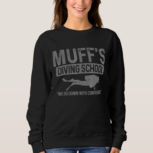 Sweatshirt Mens Muffs Plongée Scuba Diver (Devant)