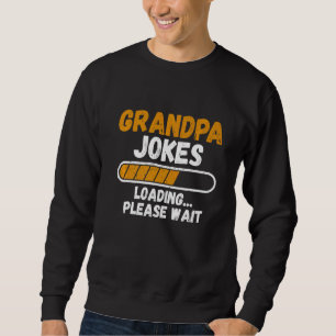Sweatshirt Mens Papa Joke Chargement Amusant Humour Fête des