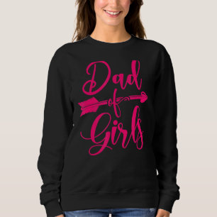 Sweatshirt Mens Papa Of Girls Fête des pères Nouveau Papa Pèr