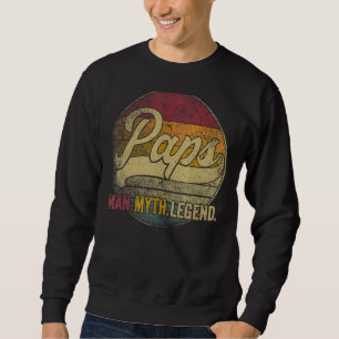Sweatshirt Mens Paps L'Homme Le Mythe La Légende Grand-Père F