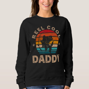 Sweatshirt Mens Pour Fête des pères Reel Cool Papa Pêche