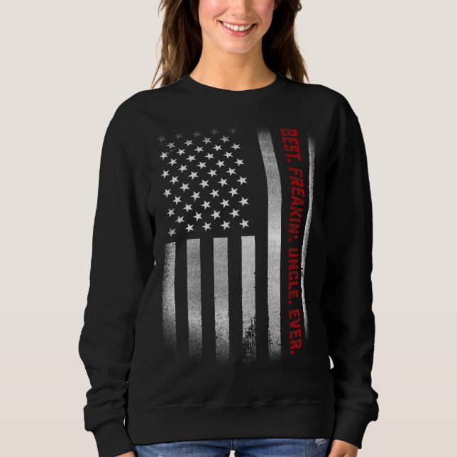 Sweatshirt Mens Pour Oncle Meilleur Freakin Oncle Jamais Us D (Devant)