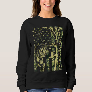 Sweatshirt Mens Reel Cool Brother Camouflage American Flag Fa