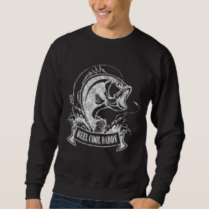 Sweatshirt Mens Reel Cool papa pêcheur père père père jour F