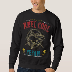Sweatshirt Mens Reel Cool Pepaw Fisherman Fête des pères Pêch