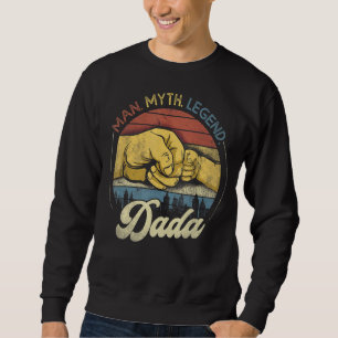 Sweatshirt Mens Retro Dada L'Homme Le Mythe La Légende Pour F