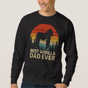 Sweatshirt Mens Retro Vintage Meilleur Gorille Papa Jamais Pè