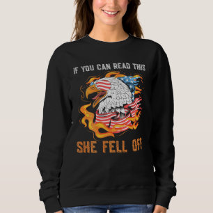 Sweatshirt Mens Si Vous Pouvez Lire Cela Elle Est Tombé De Pa