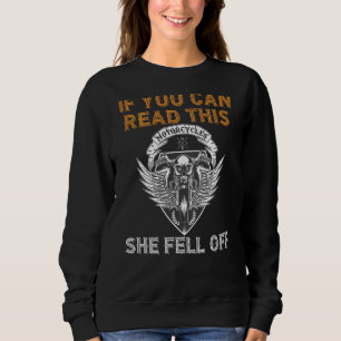 Sweatshirt Mens Si Vous Pouvez Lire Cela Elle Est Tombée De M