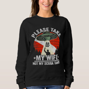 Sweatshirt Mens S'Il Vous Plaît Emmenez Ma Femme Pas Mes Char