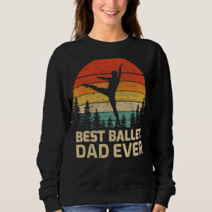 Sweatshirt Mens Vintage Meilleur ballet Papa Ever Father's D