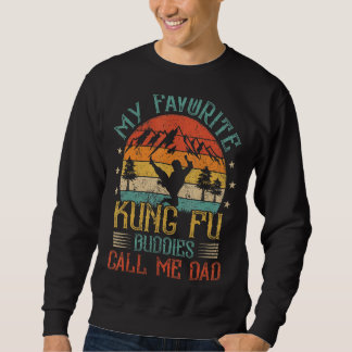 Sweatshirt Mens Vintage Mon Favori Kung Fu Buddies Call Me D