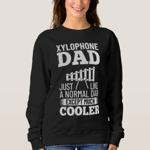 Sweatshirt Mens Xylophone Music Notes d'instrument Lecteur Gl