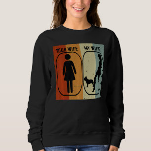 Sweatshirt Mens Your Femme My Wife French Bulldog Frenchie Fo