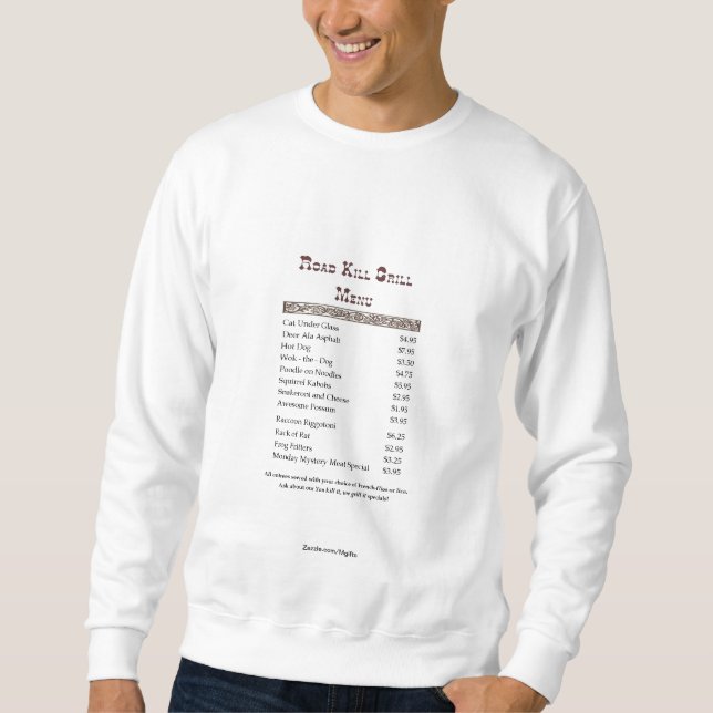 Sweatshirt Menu (Devant)
