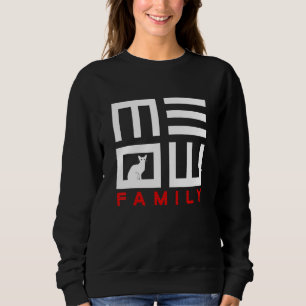 Sweatshirt Meow Family Tee