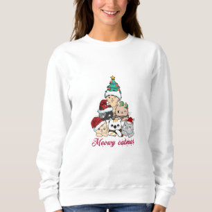 Sweatshirt Meowy Catmas Tree